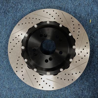 China Drilled Performance Brake Disc 355mm 380mm Fit For 4 Or 6 Pot Brake Calipers Kits for sale