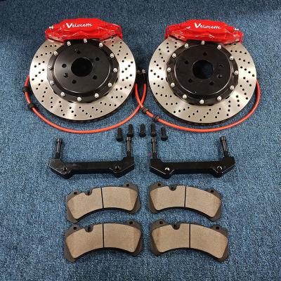 China Strong Sport Vocation Honda Brake Calipers Modified 355x32mm Slotted Discs for sale