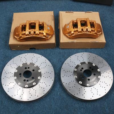 China 400x36mm Carbon Ceramic Brakes Rotor Fit For Mercedes Auto Brake Calipers 6 Piston for sale