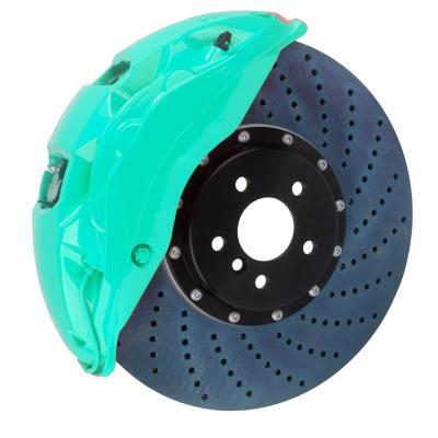 Cina Cross-Drilled Rotors Style Brake Calipers for Improved Heat Dissipation in vendita