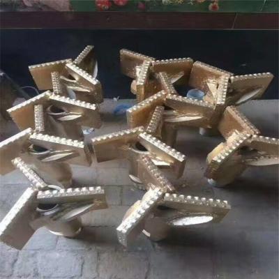 China Forging Type Drag Drill Bit Three Wings Alloy Steel / Carbide Material for sale
