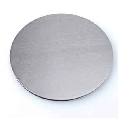 China 0.3mm Metal Aluminum Round Discs Circles 3003 3004 Hairline For Construction for sale