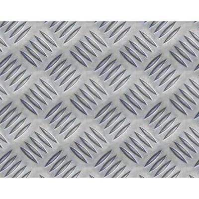 China 48 X 96 4ft X 8ft Anodized Aluminum Diamond Plate For Enclosed Trailers Bus Subway 5 Bar for sale