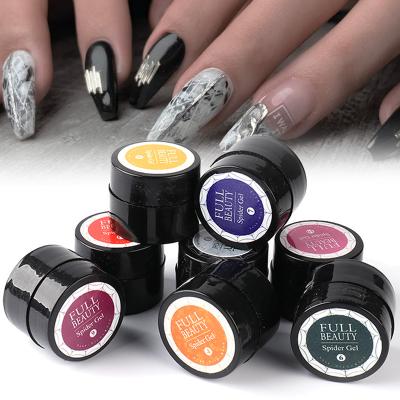 China Popular INS nail pop glue nail pop glue spider color retro color drawing glue for sale