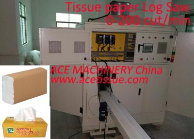 中国 Fully Automatic Facial Siemens Tissue Paper Cutting Machine For Interfold Paper Towel 販売のため