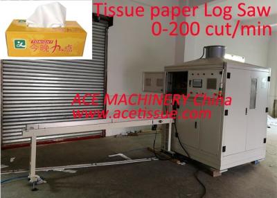 China Double Lines Multifold Facial Tissue Cutting Machine Touch Screen en venta
