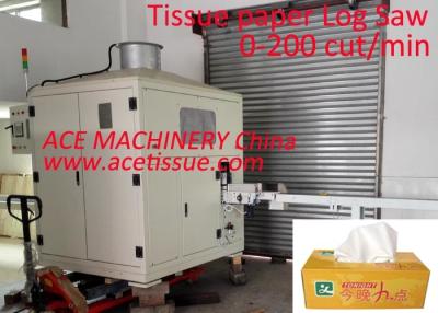 China High Speed CE Log Cutting Machine For M Fold Paper Towel en venta