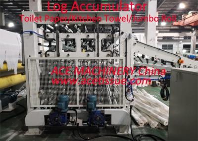 China Fully Automatic JRT Roll Log Accumulator For Jumbo Roll Tissue 200 Logs for sale