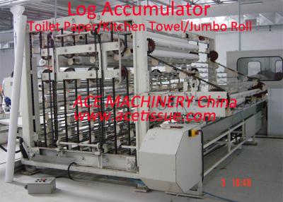 China Fully Automatic Log Accumulator For Maxi Roll Tissue Diameter 250mm for sale
