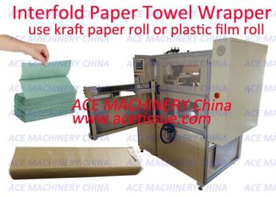 China Automatic Interfold Hand Paper Towel Packing Machine Bundling Machine for sale