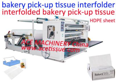 China Interfolded Automatic Paper Folder For Natural Kraft Interfold Bakery Tissue à venda
