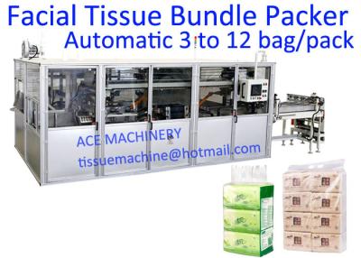 China 640mm 25 Bundle / Min Facial Tissue Paper Bundle Packing Machines for sale