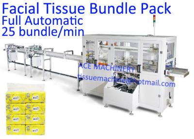 China Full Automatic 12 Bags / Pack Facial Tissue Packing Machine for sale