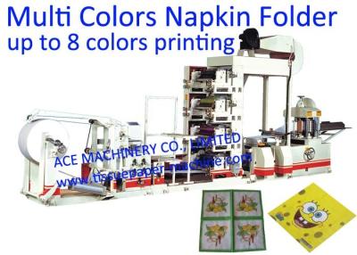 Chine 700 PCs/minute 8 colore la petite machine d'impression de serviette de 4 couleurs à vendre