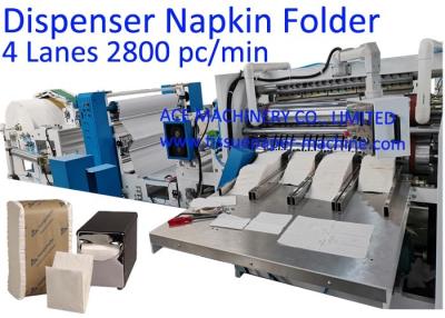 China Four Lanes L Fold Napkin Tissue Paper Machine for sale