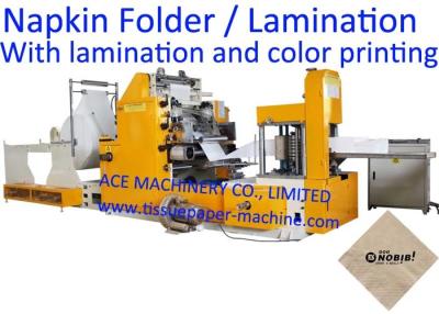 China Único máquina de lenço de papel de dobramento do guardanapo da pista 1/8 à venda