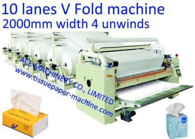 China 200mm Interfolded Facial Tissue Paper Machine for sale