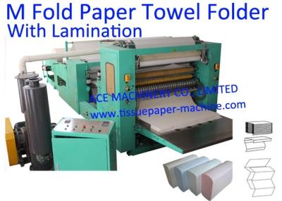 China M dobla la toalla de papel que hace la máquina en venta