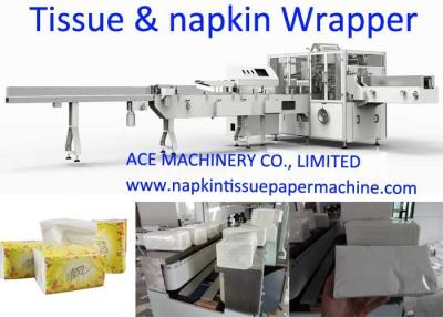 China 80 Bag / Min Interleaved Facial Tissue Packing Machine for sale
