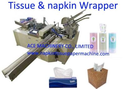 China 50 Bag / Min Servo Control Facial Tissue Packing Machine for sale