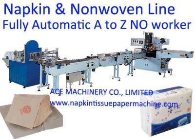 China Fully Automated Napkin Production Line for sale