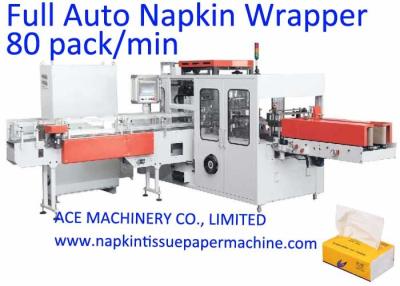 China Automated 80 Pack/Min Facial Napkin Packing Machine for sale