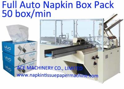 China Automatic Tissue Paper Box Sealing Machine for sale