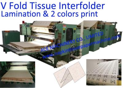 China 200mm Laminated V Fold Facial Tissue Paper Machine for sale