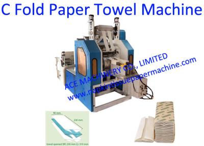 China Automatic C Fold Paper Towel Machine , C Fold Hand Towel Folding Machine 900Sheet/Min for sale