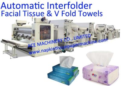 China Full Automatic Interfolder Facial Tissue Machine With Latest Technology for sale