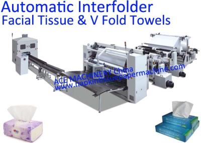 China Full Automatic Facial Tissue Paper Machine With Log Saw Soft Packing Machine for sale