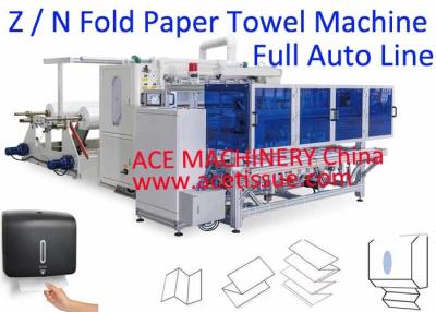 China Máquina automática de toalha de papel da dobra de Z com auto sistema de transferência à venda