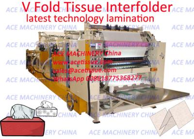 China China Automatic Drawing Type Facial Paper Tissue Converting Machine With Gluing Lamination Unit for sale