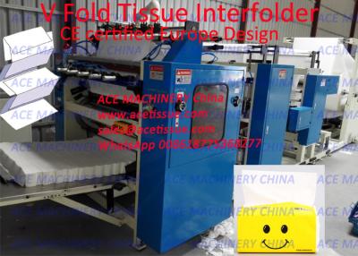 China Automatic Kleenex Tissue Paper Interfolder Machine With Color Printing for sale