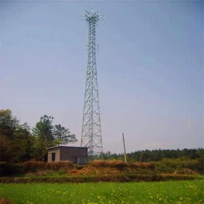 China Lattice Steel Mobile Communication Tower With Cellular GSM WIFI Microwave for sale