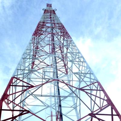 China OEM ODM 5G Mobile Phone Lattice Antenna Tower Galvanized Steel Structure en venta