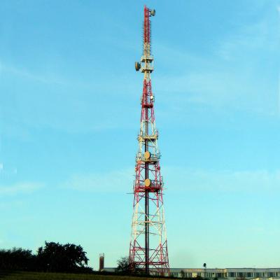 China Galvanized Lattice Steel Towers Mobile 35m Free Standing for sale