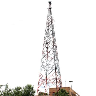 中国 Microwave Radio Communication Steel Tower 42m Self Support 販売のため