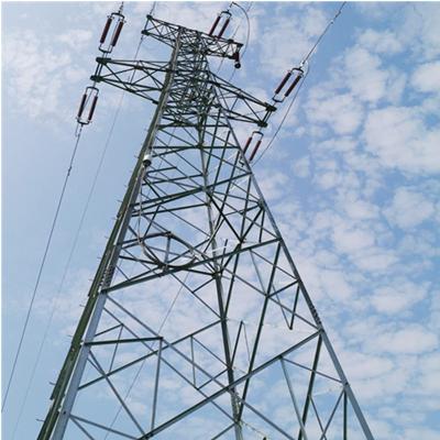 China la línea de transmisión 10kv-220kv torres enreja eléctrico de acero de la alta tensión de la torre galvanizadas en venta