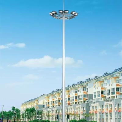 China New Design China Manufacture 20m LED Lighting High Mast Steel Pole en venta