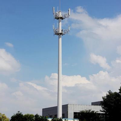 China Torre de antena monopolar tubular de acero galvanizada de poste en venta