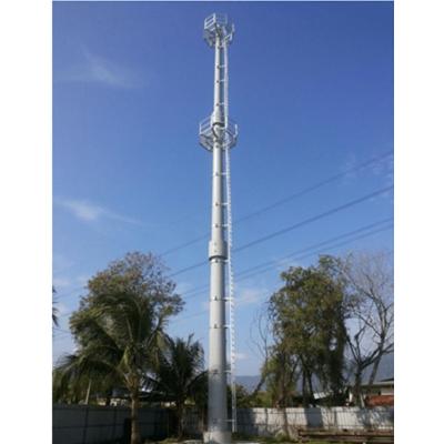 China Octagonal Tapered Tube Pole Galvanized Steel Monopole Tower for sale