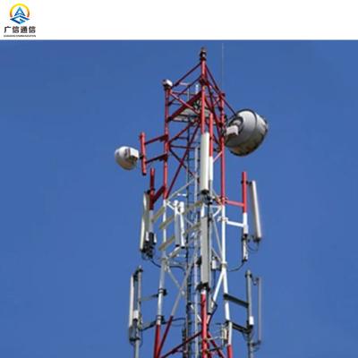 China Self Support Steel Mobile Antenna Tower Made of Galvanized Steel Tubes and Plates for sale