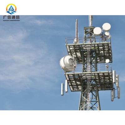 China Signal Transmitting Antenna Radio Relay Galvanized Steel Towers for sale
