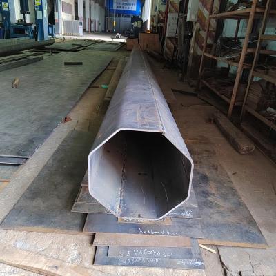 China Customized Galvanized Electric Power Pole 3mm-12mm Thickness for sale