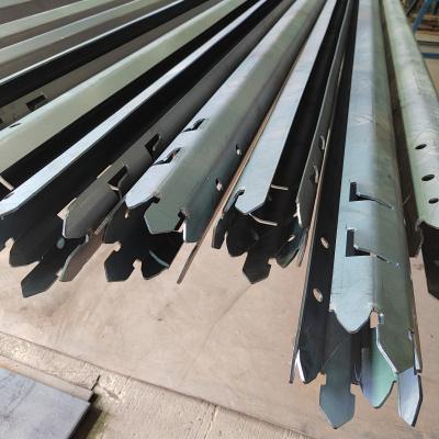China ODM Galvanised Street Light Pole Octagonal Steel Post 3mm Thickness for sale