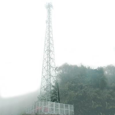 China Galvanized Steel Telecom Tower Self Support Mast Rapid Deployment Site RDS for sale