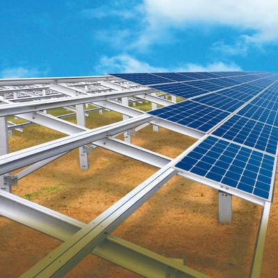 중국 직류 전기를 통한 강철 태양 전지판 지원 구조 광전지 체계 강철 구조 판매용