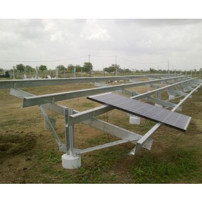 中国 40FTは脱熱器企業のために屋外鋼鉄太陽電池パネルサポート フレームに電流を通した 販売のため