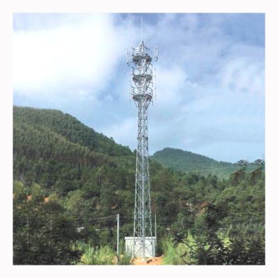 Chine 8 Grade Bolt Connection Lattice Steel Tower For Earthquake Resistance à vendre